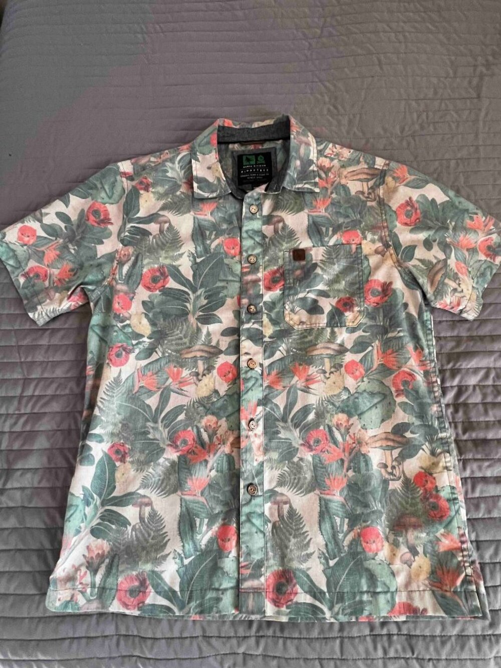 HippyTree Mens Short Sleeve Shirt